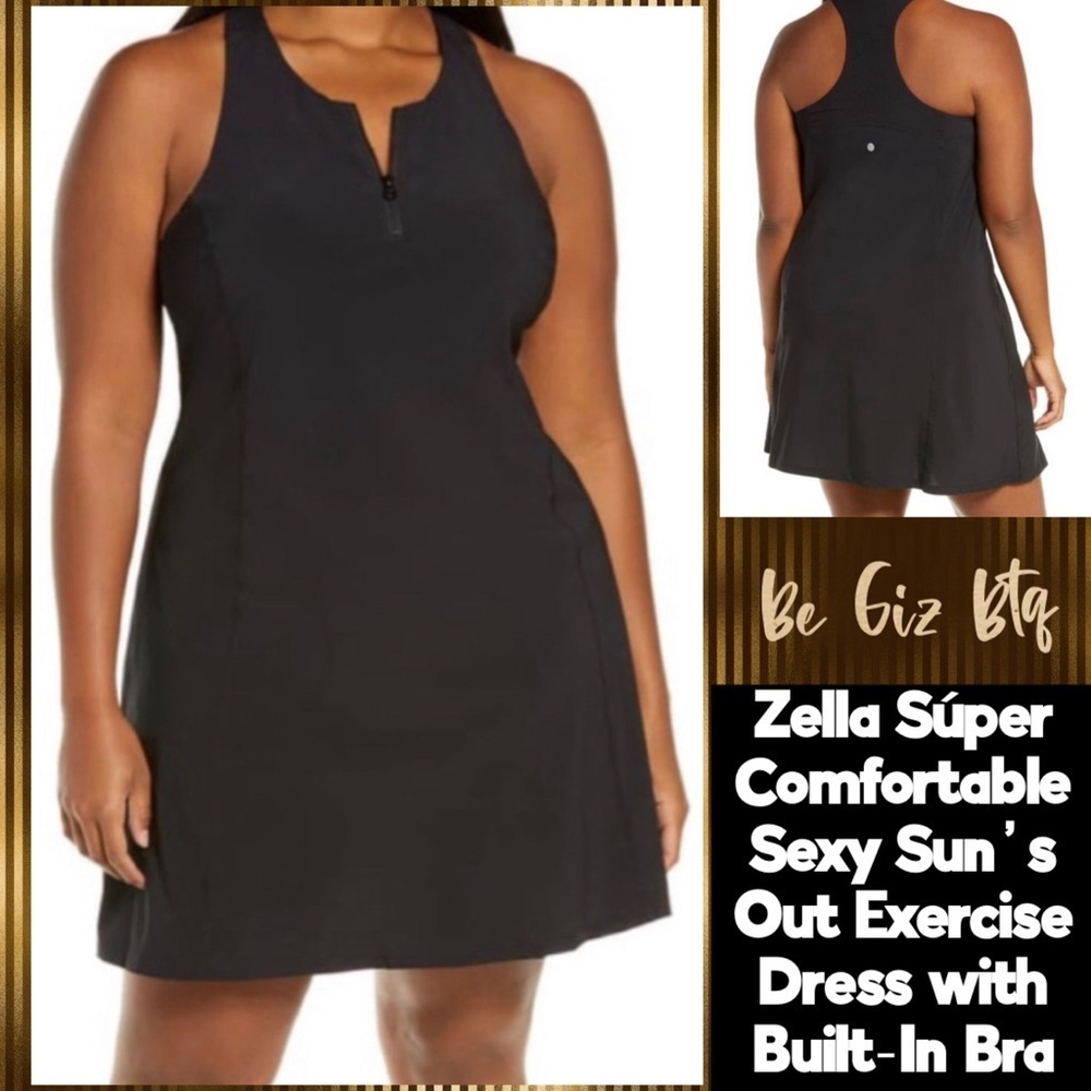 SUPER SEXY EXERCISE DRESS & BUILT-IN BRA SIZE 3X - Picture 2 of 11